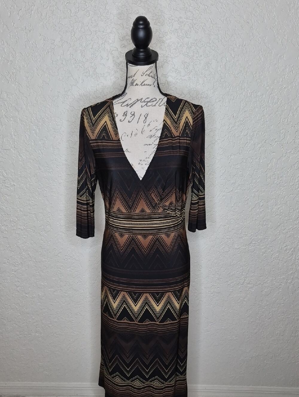 Emma & Michele Aztec/Chevron Print Dress Size M